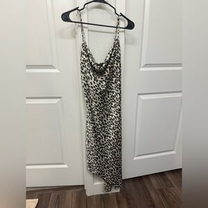 Forever 21 Asymmetrical Leopard Print Dress